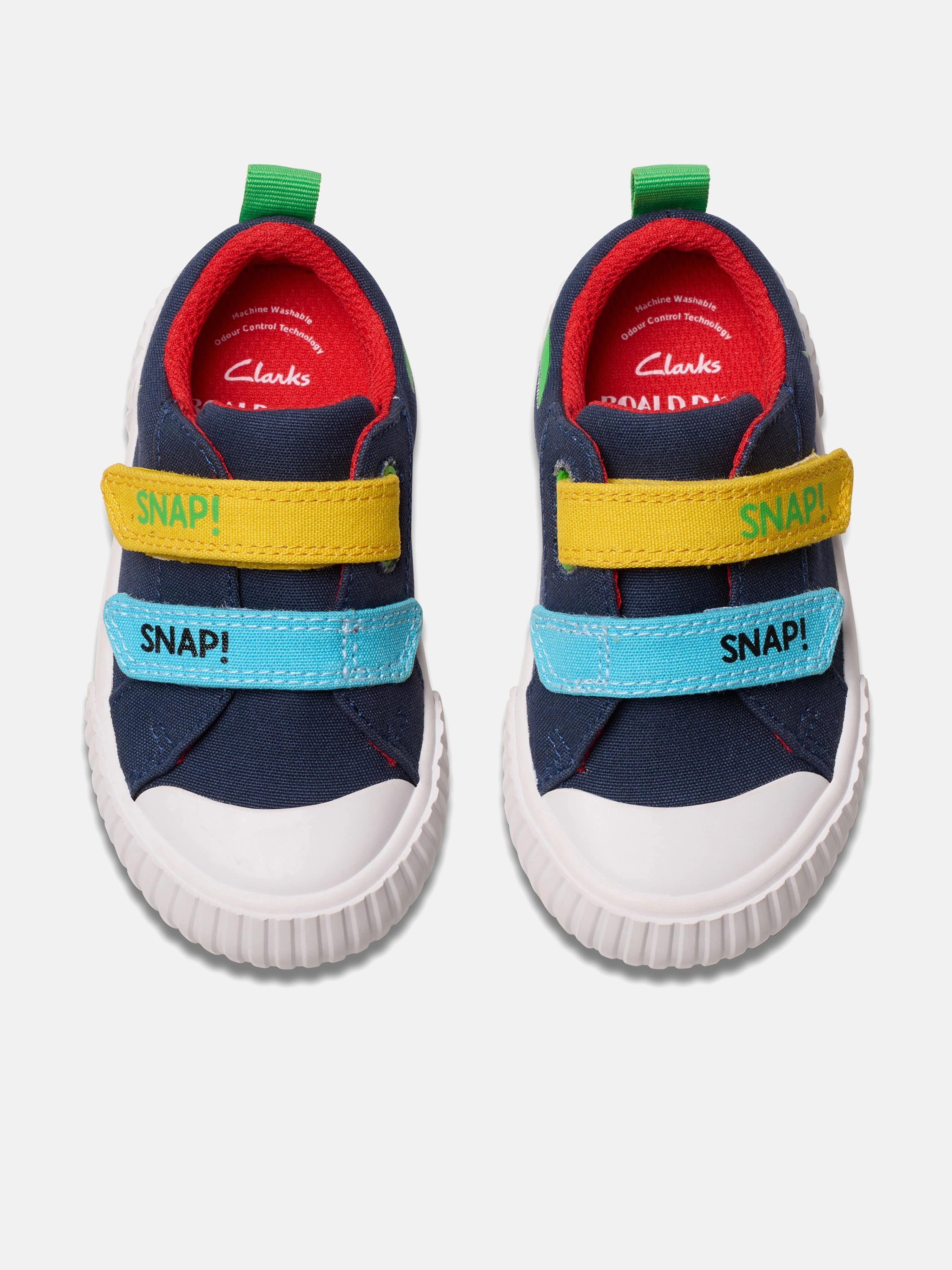 Buy Now Clarks Baby Roald Dahl Foxing Ace Trainers in Navy