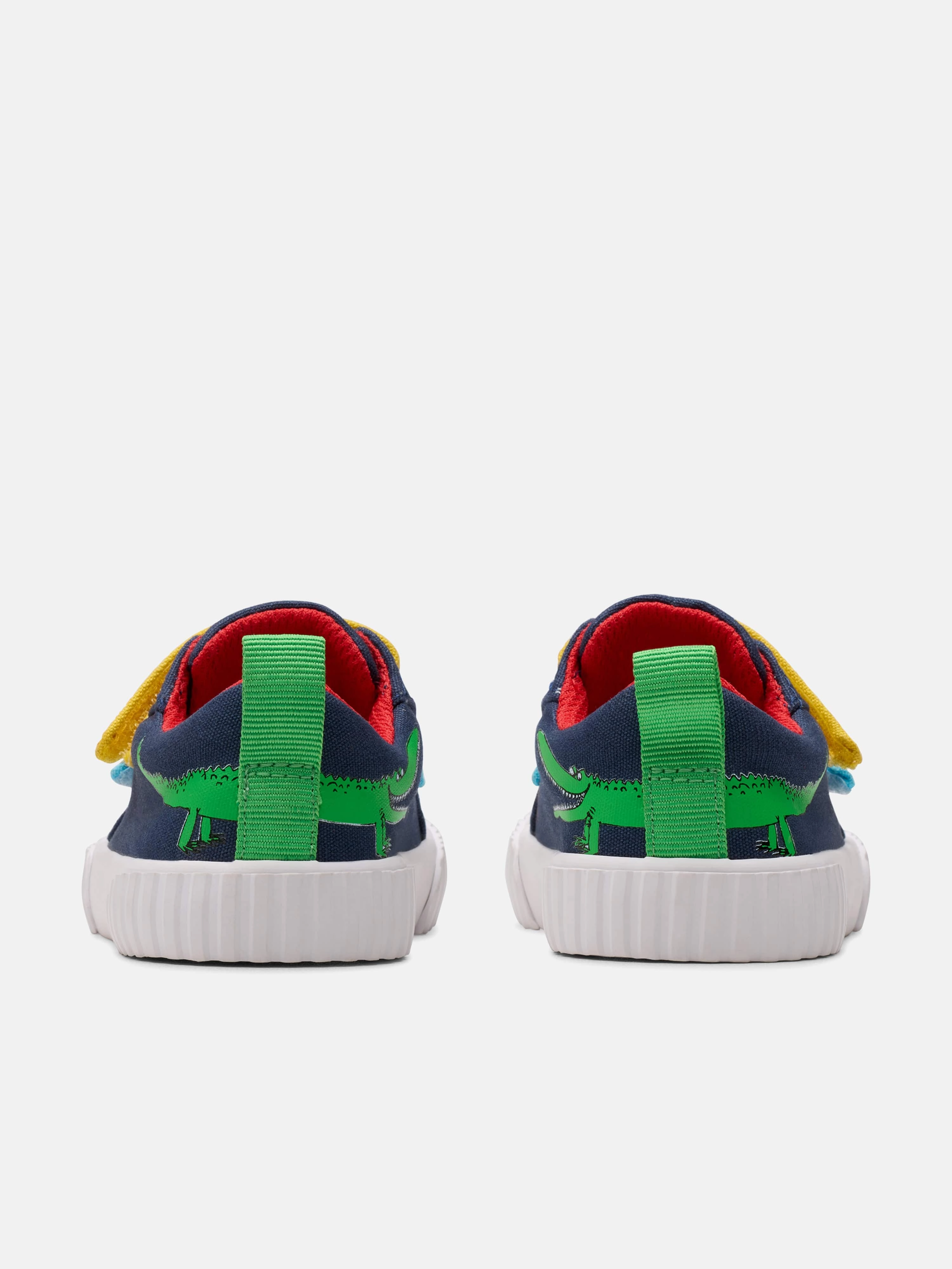 Clarks Baby Roald Dahl Foxing Ace Trainers in Navy Kids School Backpack, On-The-Go Friendly, Discover New Arrivals