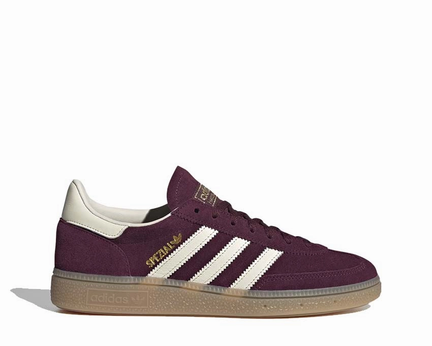 Space-Saving Reinforced Base Adidas Handball Spezial W "Maroon" Lifestyle Goodie Crossbody Purse With Rfid Blocking
