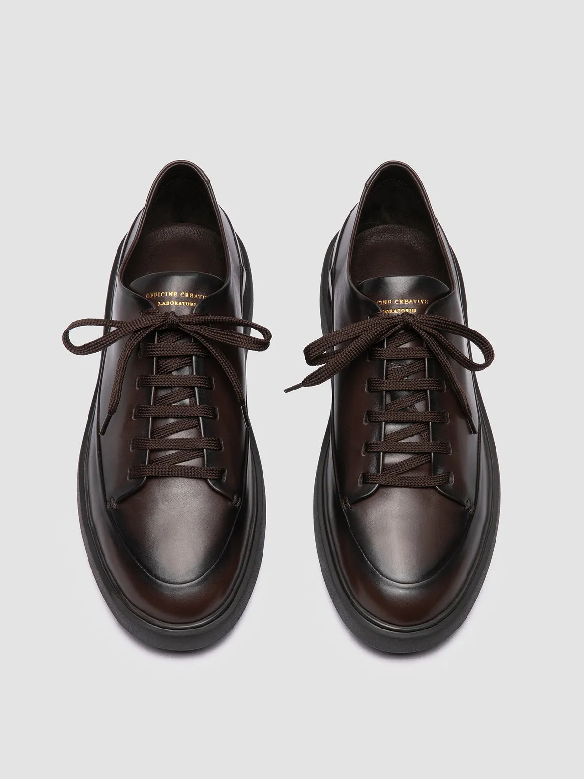 RELEASE 001 - Dark Brown Leather Sneakers