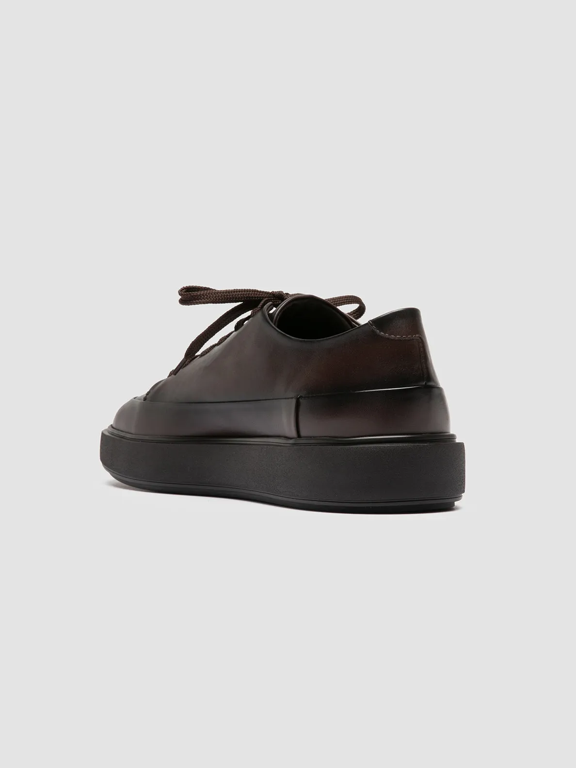 RELEASE 001 - Dark Brown Leather Sneakers