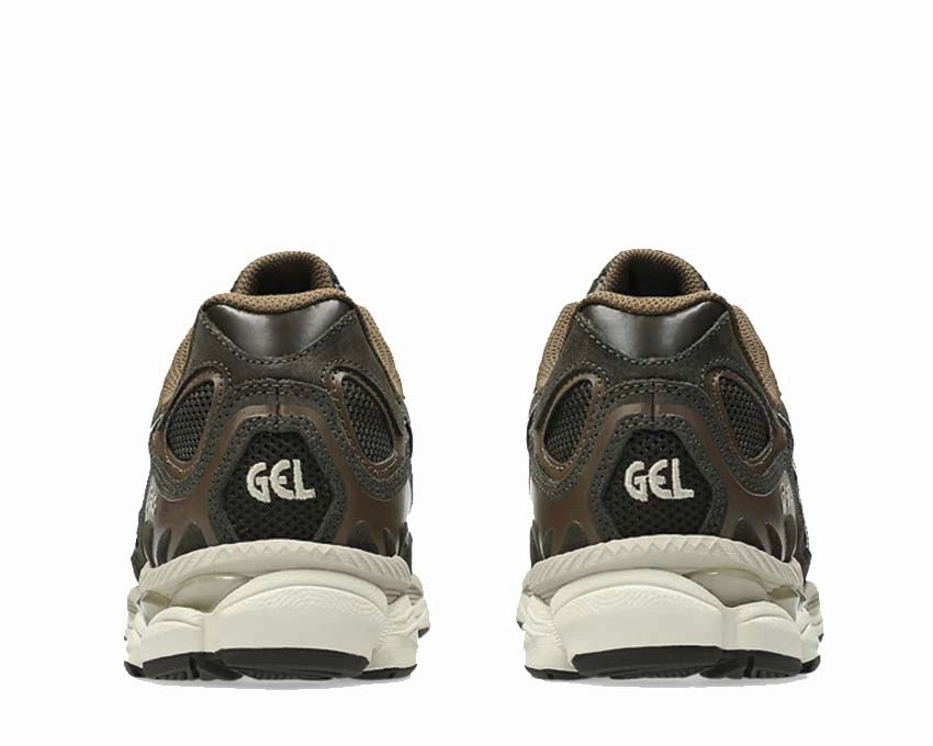 Cotton, White Canvas Tote Bag Asics Gel NYC "Black Coffee"
