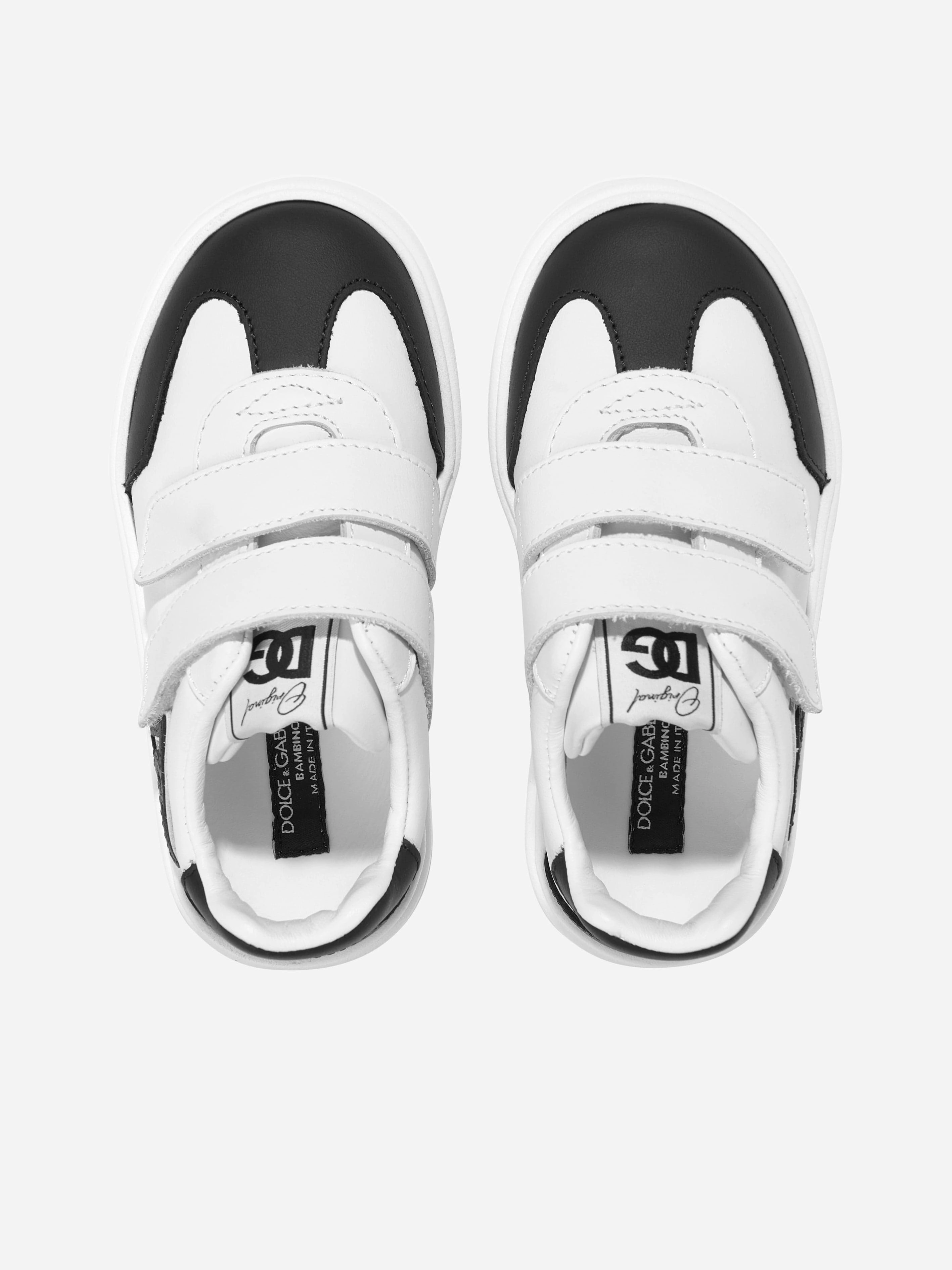 Canvas Tote With Zipper, A Better Way To Shop Dolce & Gabbana Boys Leather Portofino Trainers in White