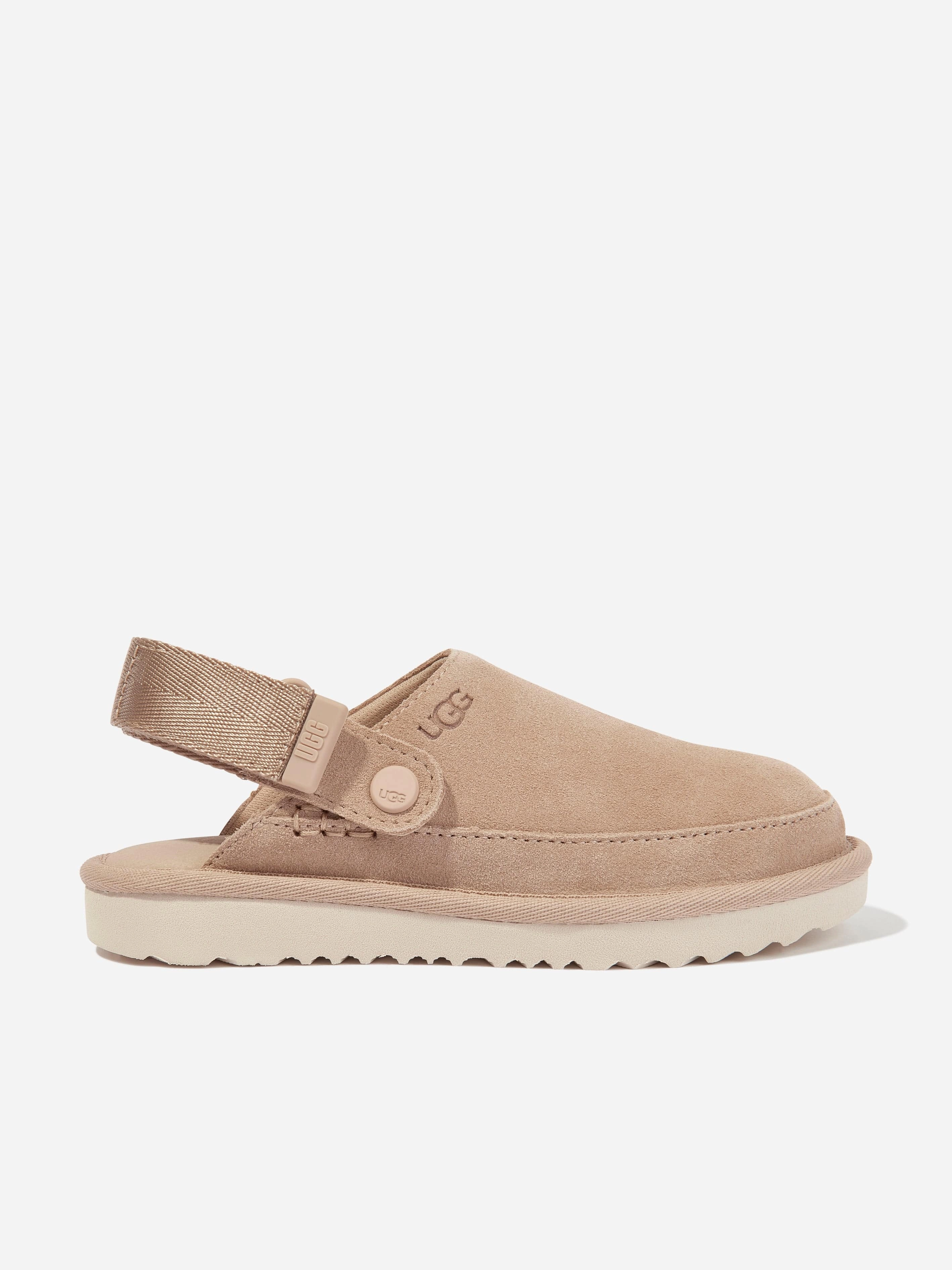 Repeat Buyer Perk UGG Kids Goldenstar Clog in Beige High-spender discount Denim, Everyday Luxury