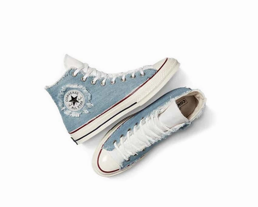 Perfect Fit, Detachable Strap Converse Chuck 70 Canvas Ltd "Frayed Denim"