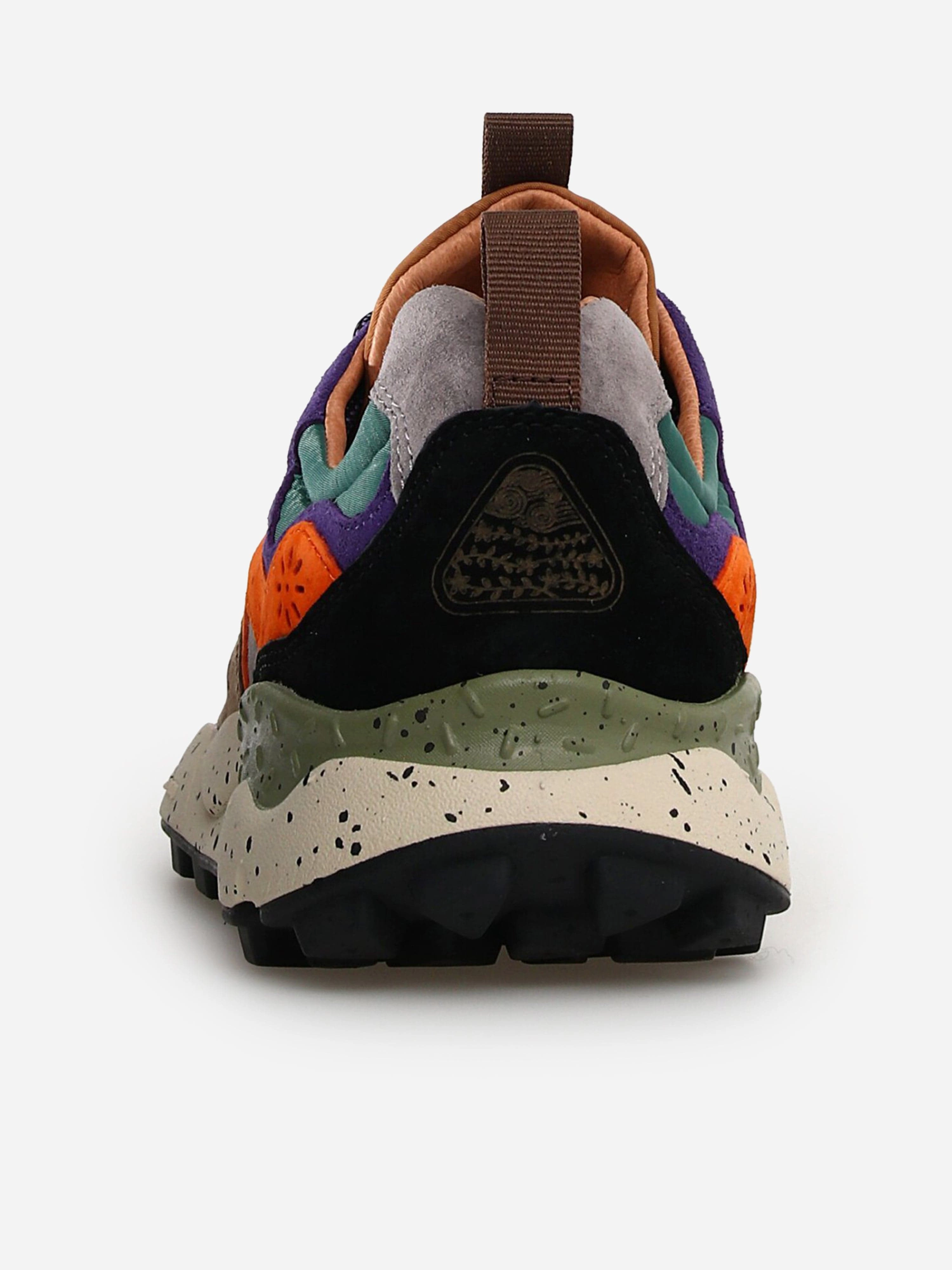 Order Today, Built For The Long Haul, Back Slot Flower Mountain Kids Yamano 3 Trainers in Multicolour