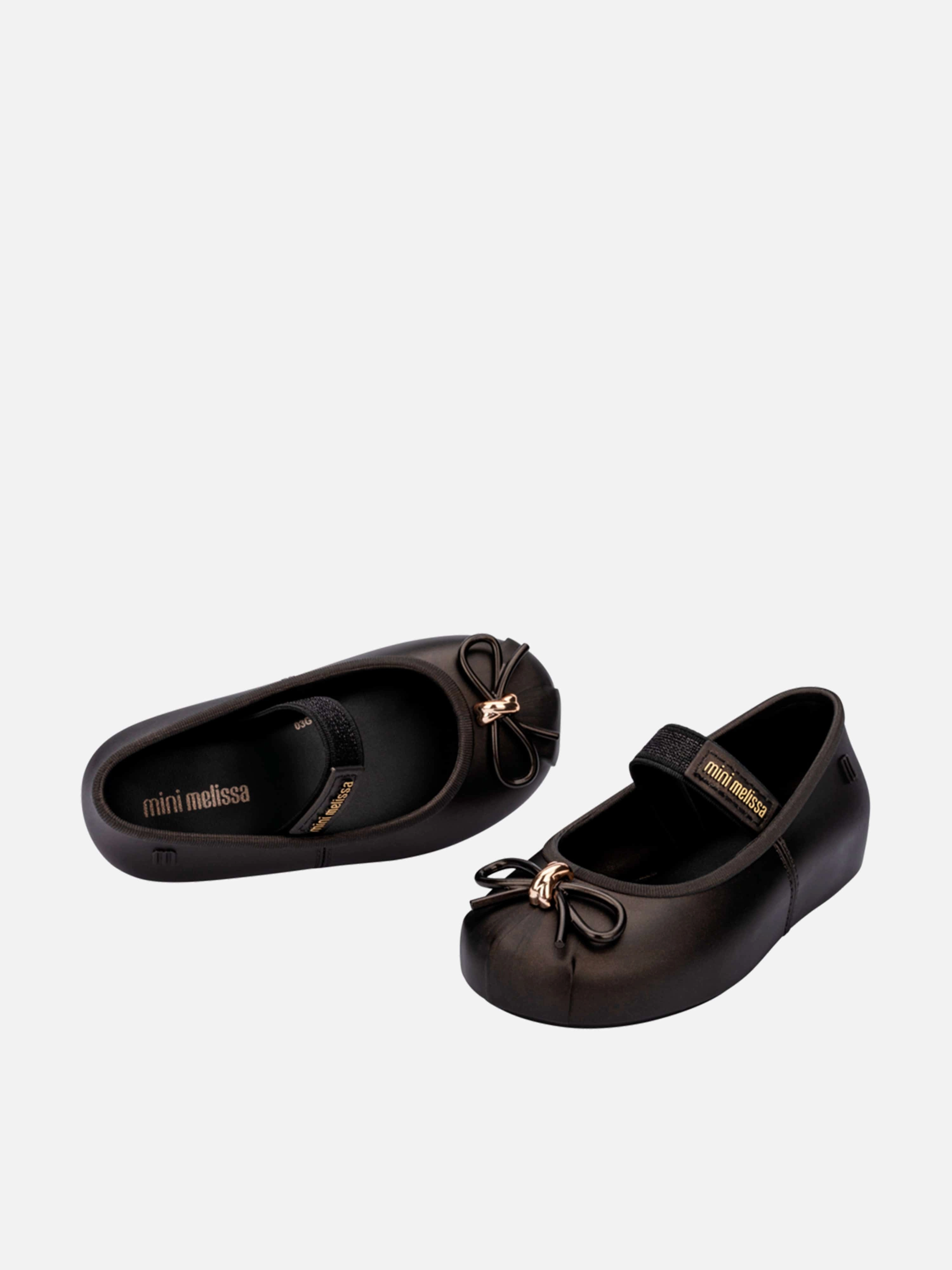Get Yours Mini Melissa Girls Sophie Ballet Flats in Black