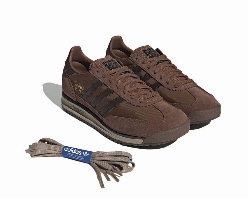 Smart & Affordable Adidas SL 72 RS W "Dark Brown" Multiple Compartments