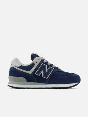 Your Style, Your Way Resource Saver New Balance Boys Suede 574 Trainers in Navy Professional assembly special