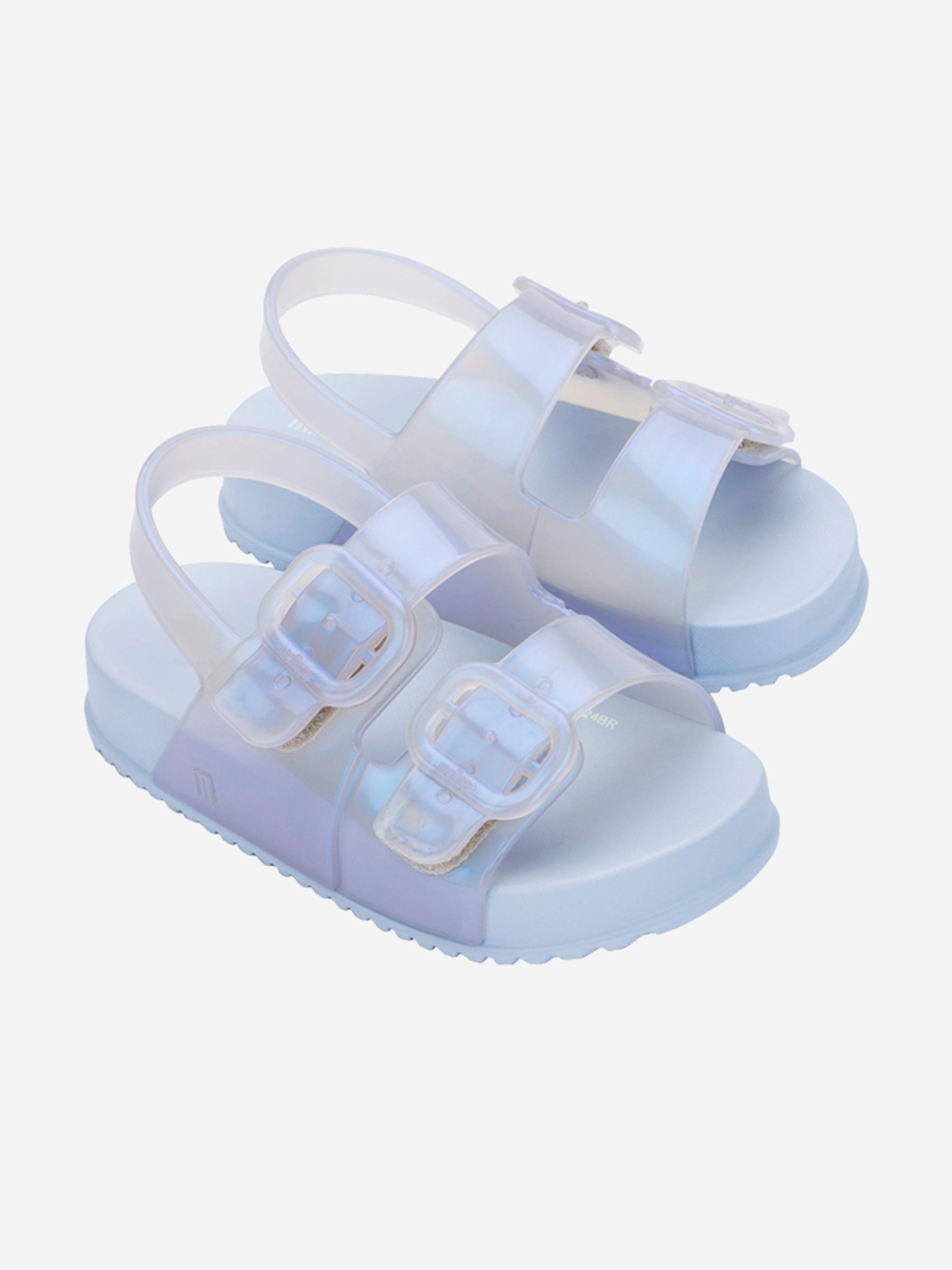 Magnetic Closure Girls Cozy Sandals in Blue