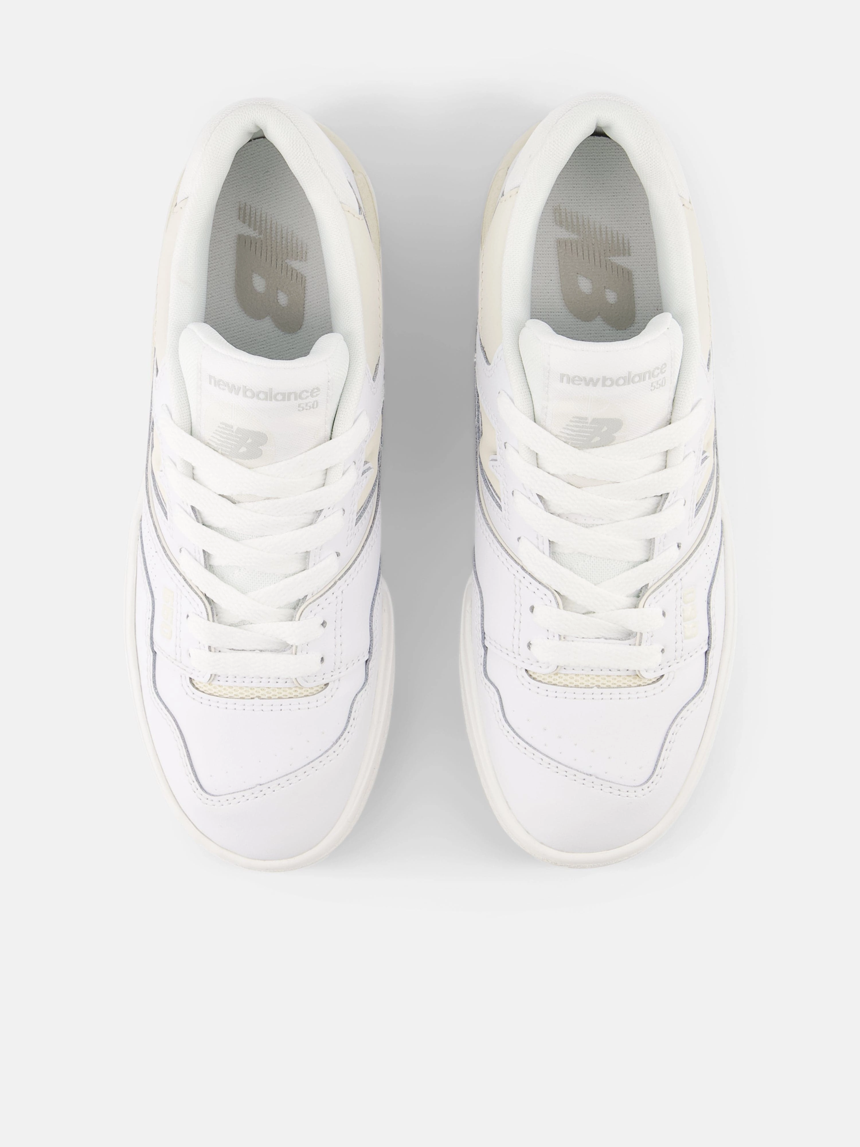 New Balance Kids 550 Trainers in White Easy Checkout, Classic Aesthetic, Find Your Match