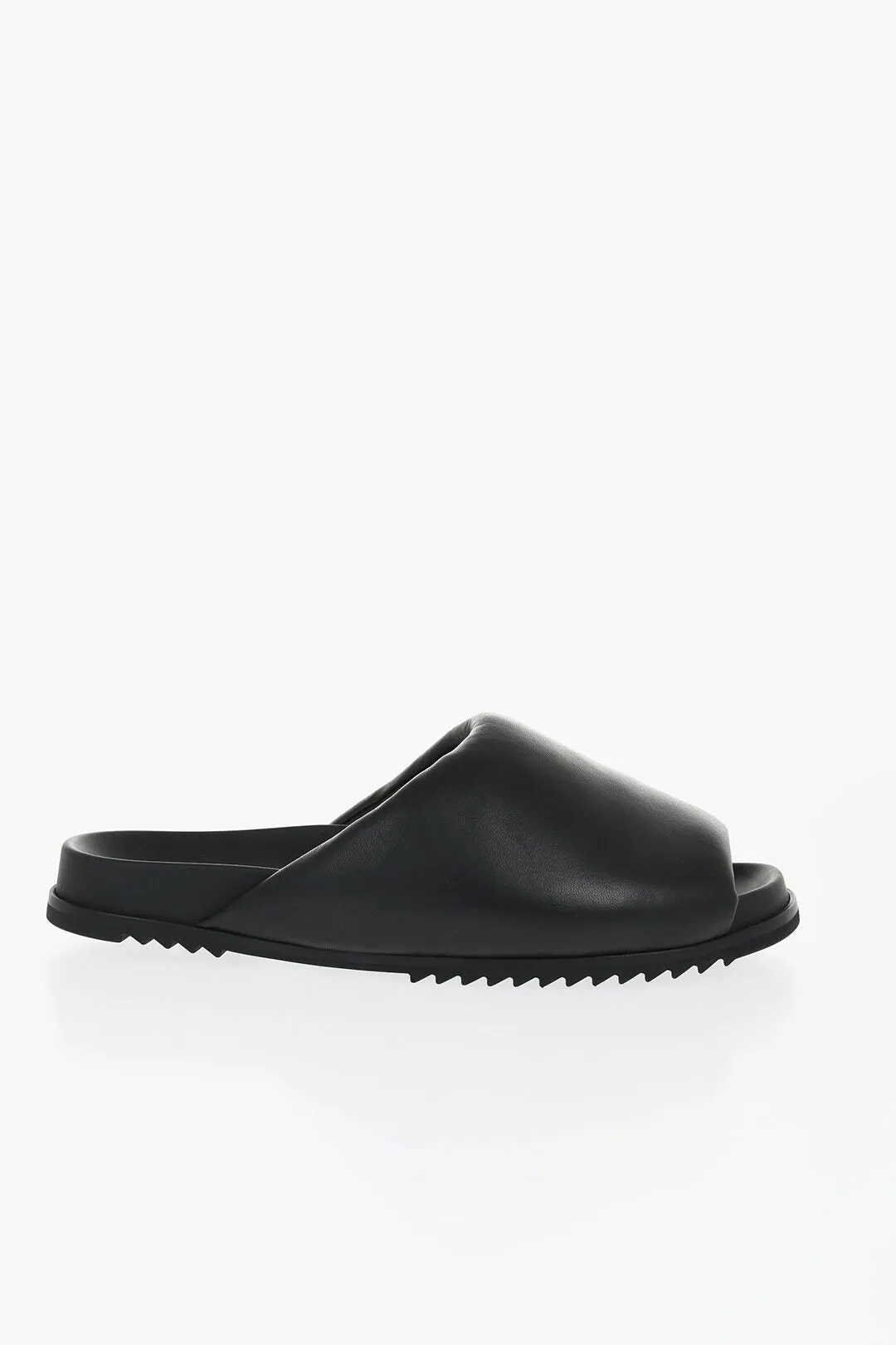 Rick Owens Leather Padded Slides