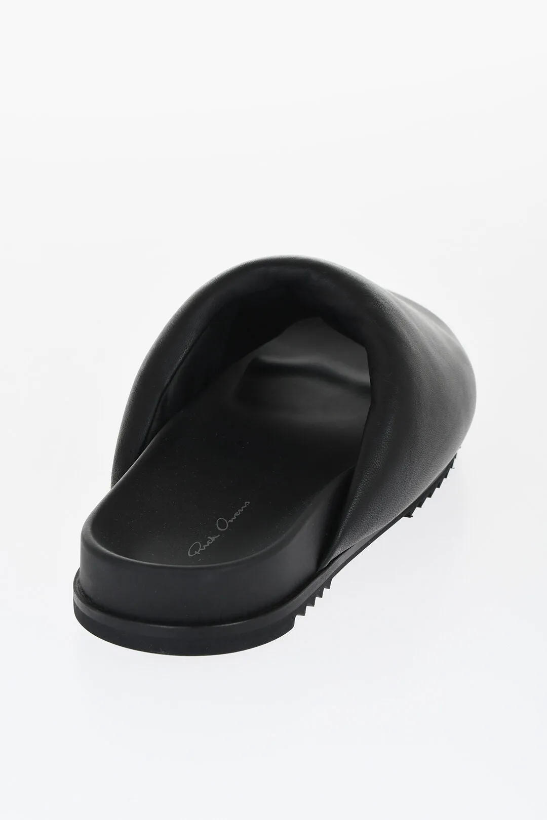 Rick Owens Leather Padded Slides