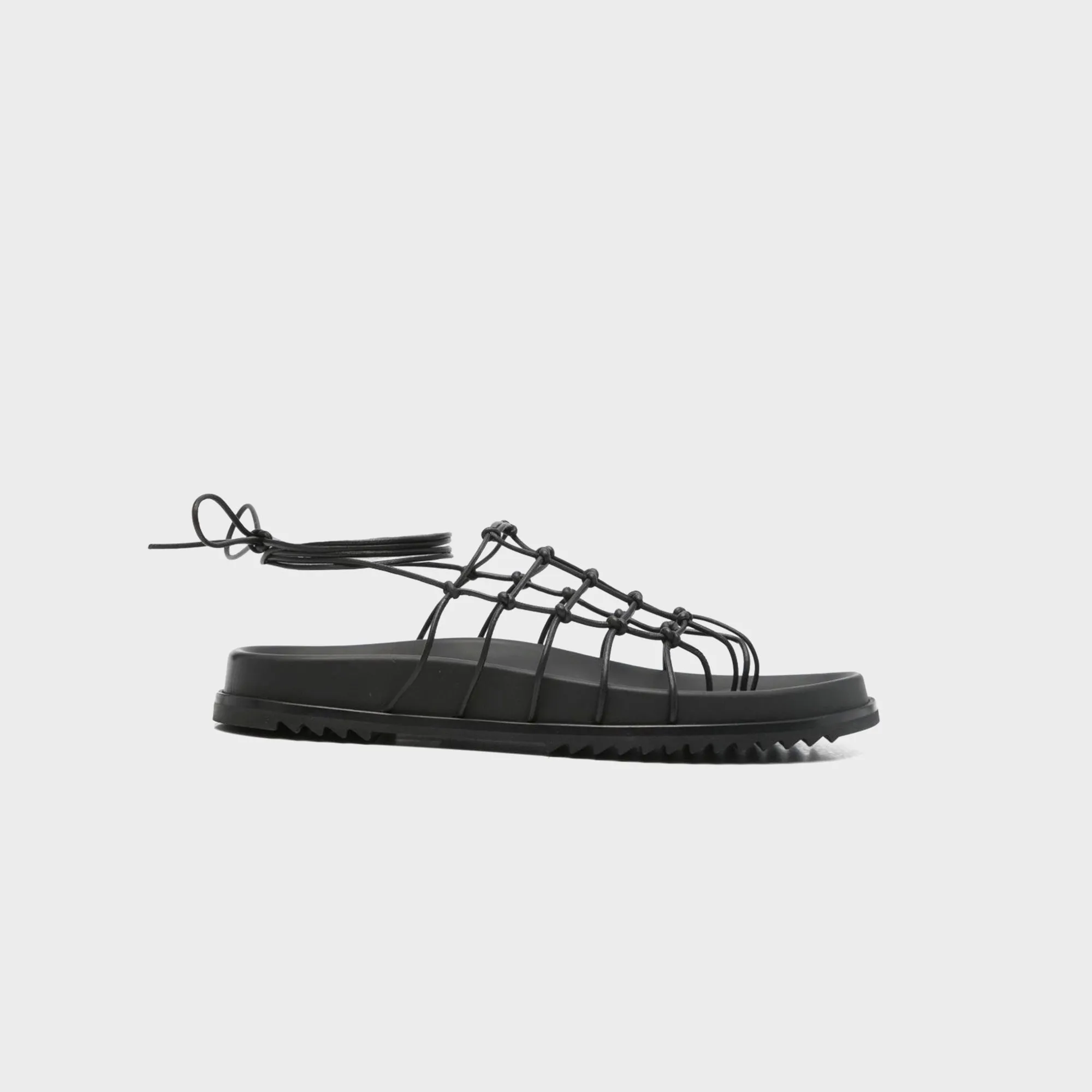 Rick Owens Web Granola Sandali - Pelle Black