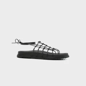Rick Owens Web Granola Sandali - Pelle Black