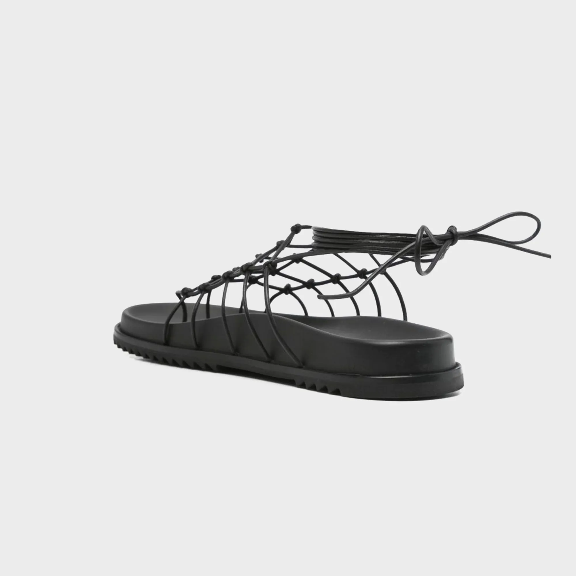 Rick Owens Web Granola Sandali - Pelle Black