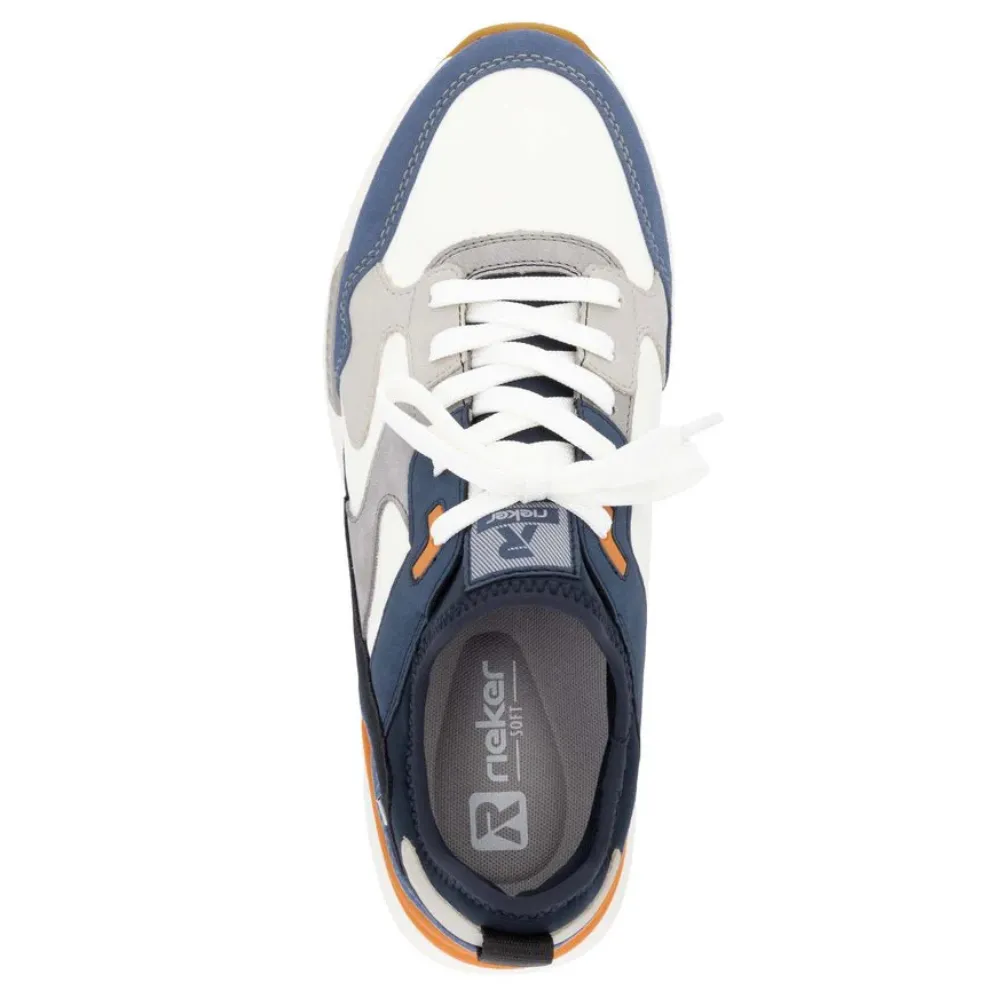 Rieker Justus U1403 Jeans/White Sneaker (Men's)