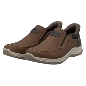 Rieker Todd 55 Brown Leather Slip-On Shoe (Men's)