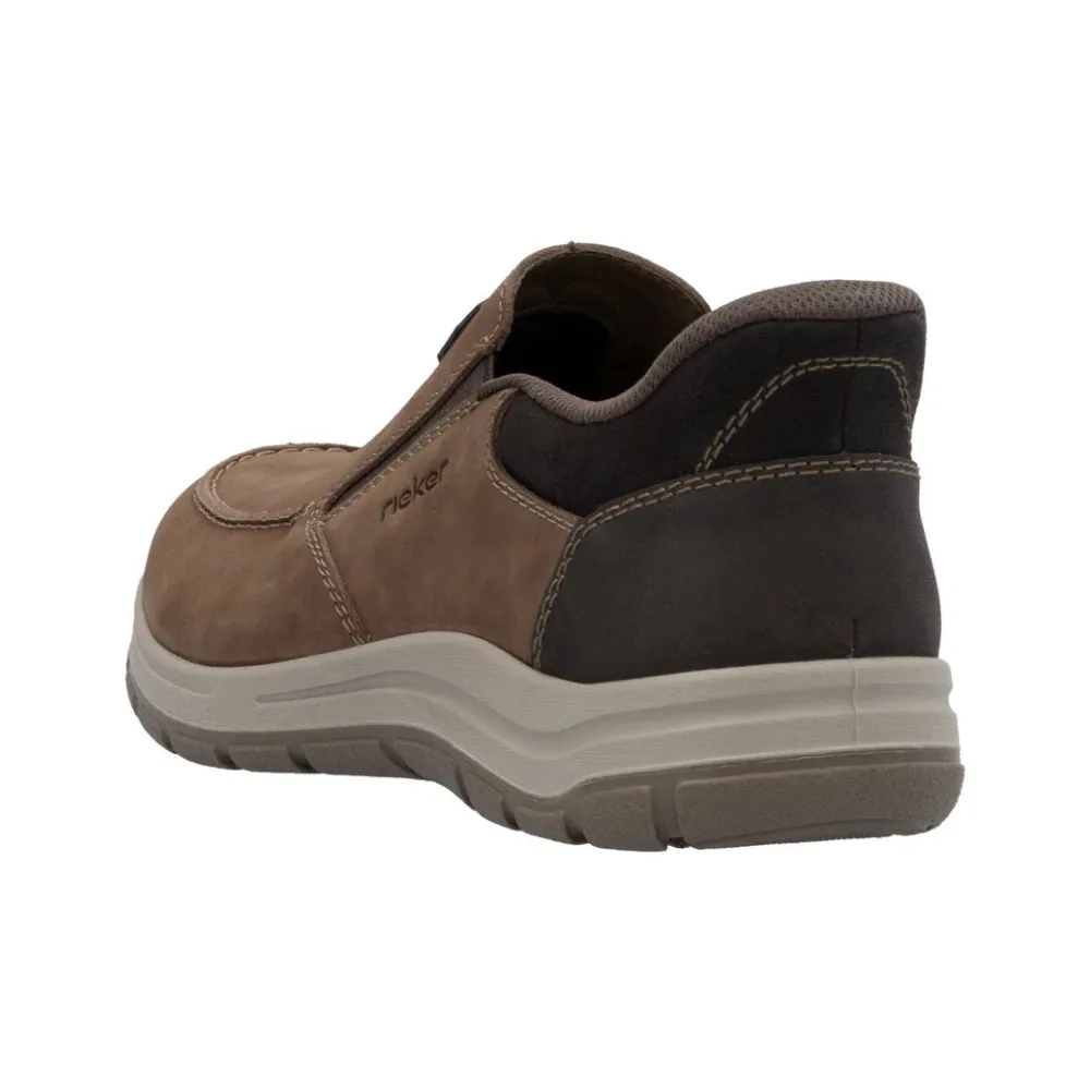 Rieker Todd 55 Brown Leather Slip-On Shoe (Men's)