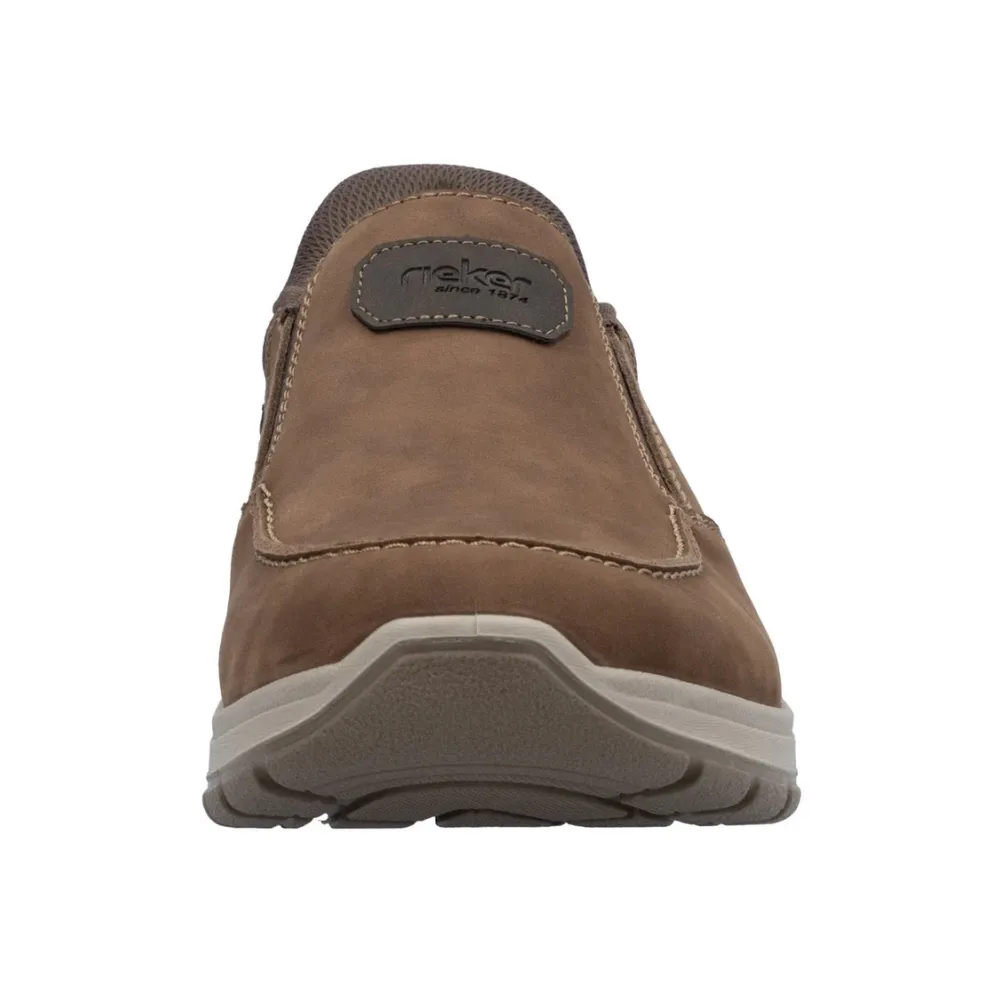 Rieker Todd 55 Brown Leather Slip-On Shoe (Men's)