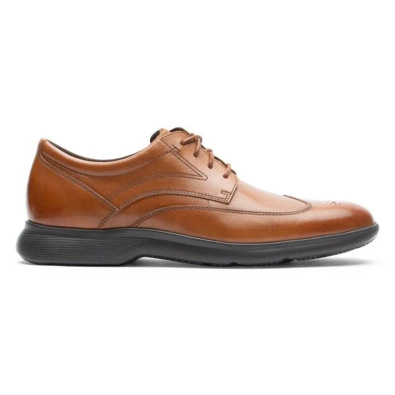 Rockport Truflex Dressport CI9555 Dress Shoes Men's US 10.5 Tan Wing Tip TF1263