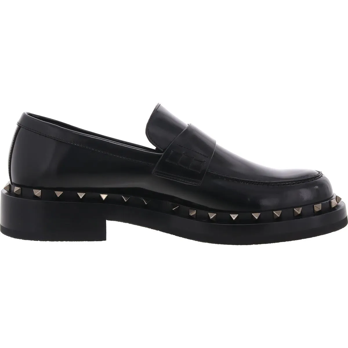 Rockstud M-Way Penny Loafers Mens Studded Leather Loafers