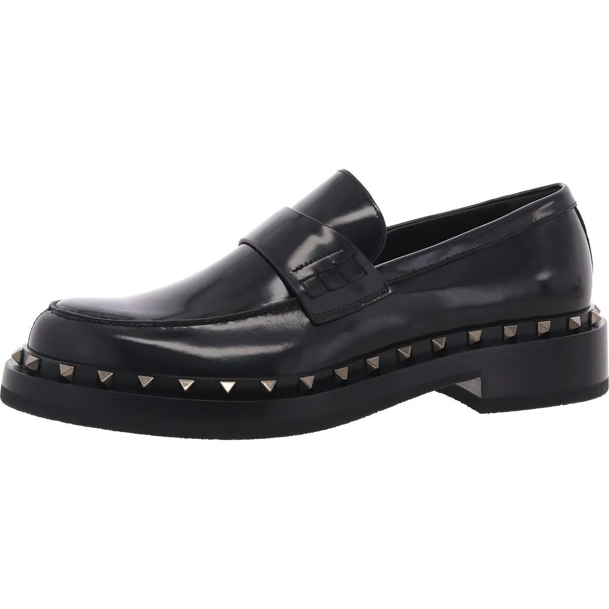 Rockstud M-Way Penny Loafers Mens Studded Leather Loafers