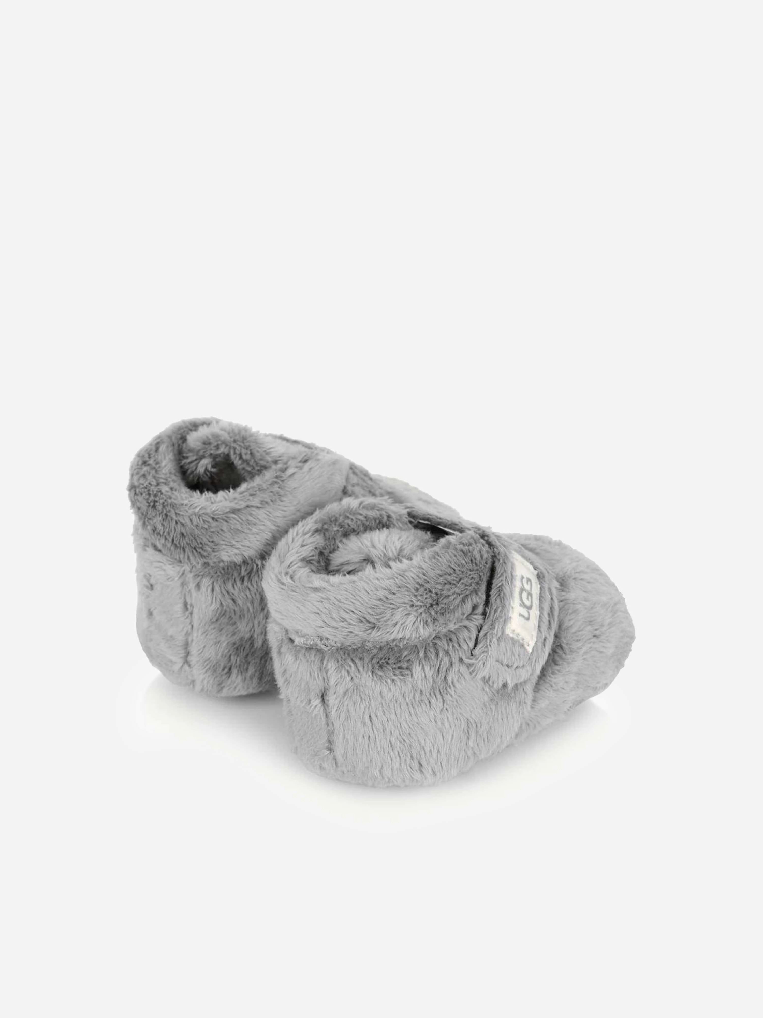 WomenS Evening Clutch UGG Baby Bixbee Booties in Grey Metallic Leather