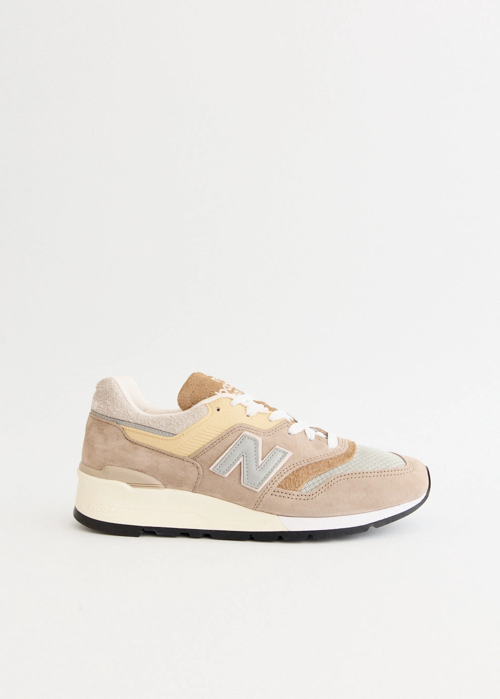 Space-Saving, Compact Save More MADE in USA 997 'Light Mushroom' Sneakers Free gift with order