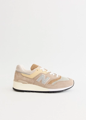 Space-Saving, Compact Save More MADE in USA 997 'Light Mushroom' Sneakers Free gift with order