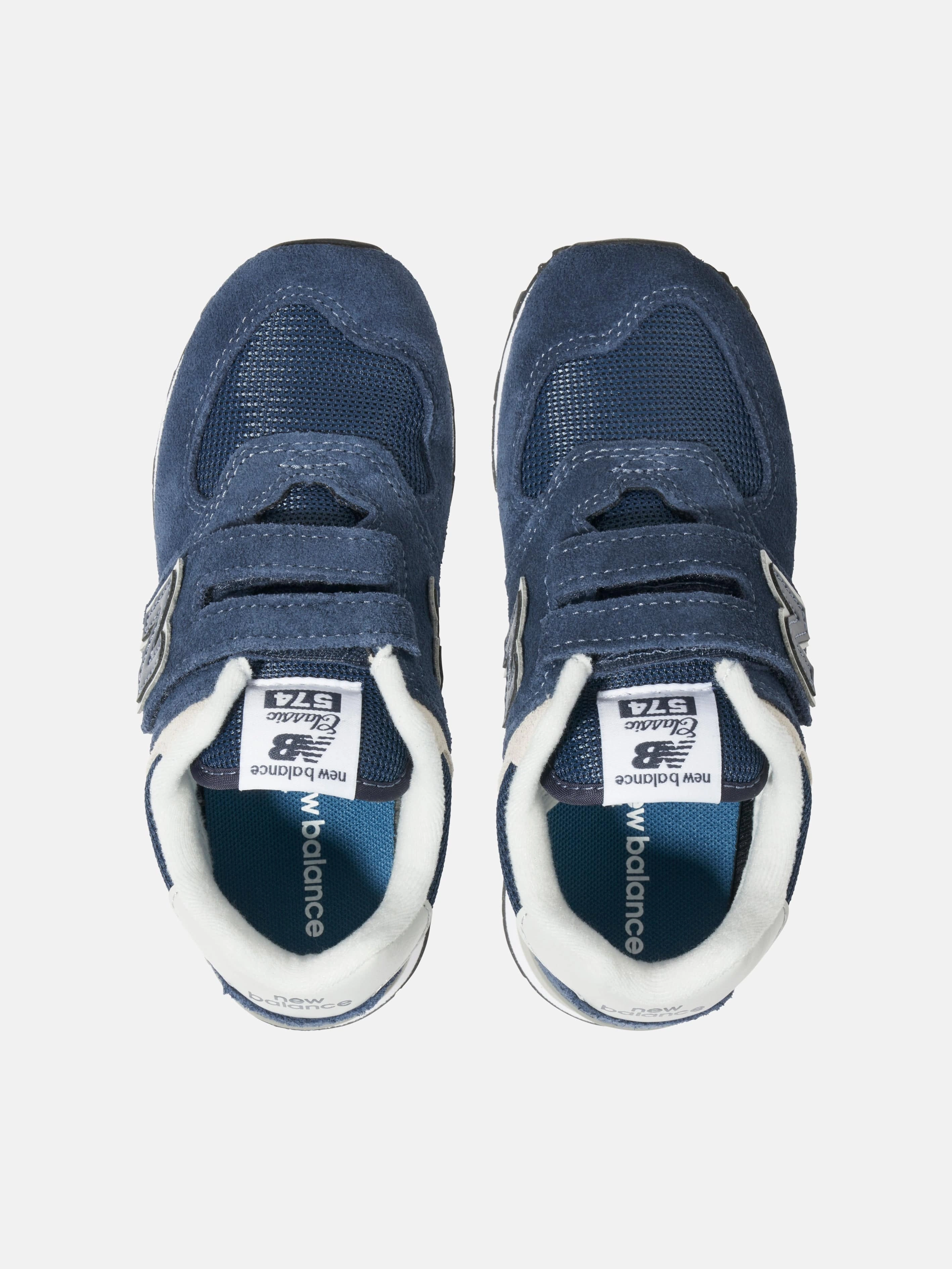 New Balance Kids 574 Trainers in Blue Hot Pick Of The Day, Magnetic Snap