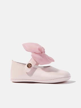 Seamless Style, Quilted Leather Clutch Scarcely Any Left Andanines Baby Girls Leather Bow Shoes in Pink Fire-resistant material deal