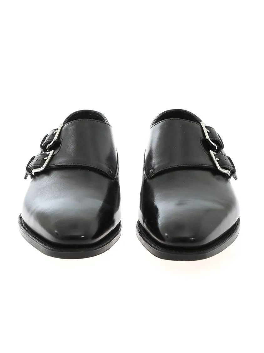 Seamless Black Calf Leather Shoes
