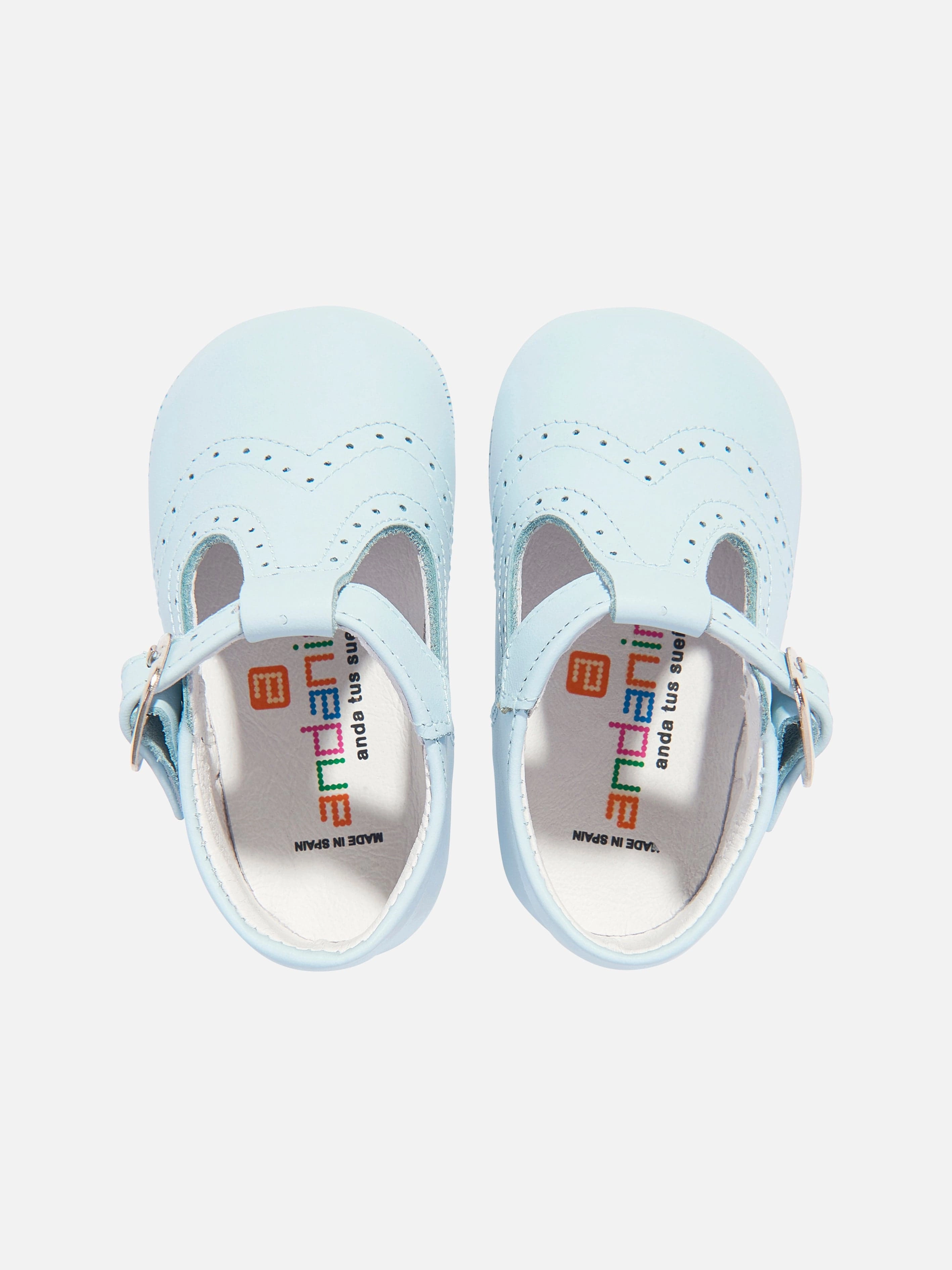 Andanines Baby Pre-Walker Shoes in Blue Shop The Look, Smooth Finish, Limited Time Offer
