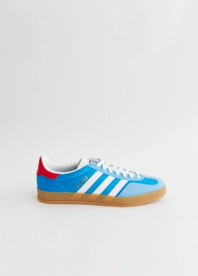 Secure Pocket Gazelle Indoor 'Bright Blue' Sneakers One-time special Anti-Slip Grip, Mesh