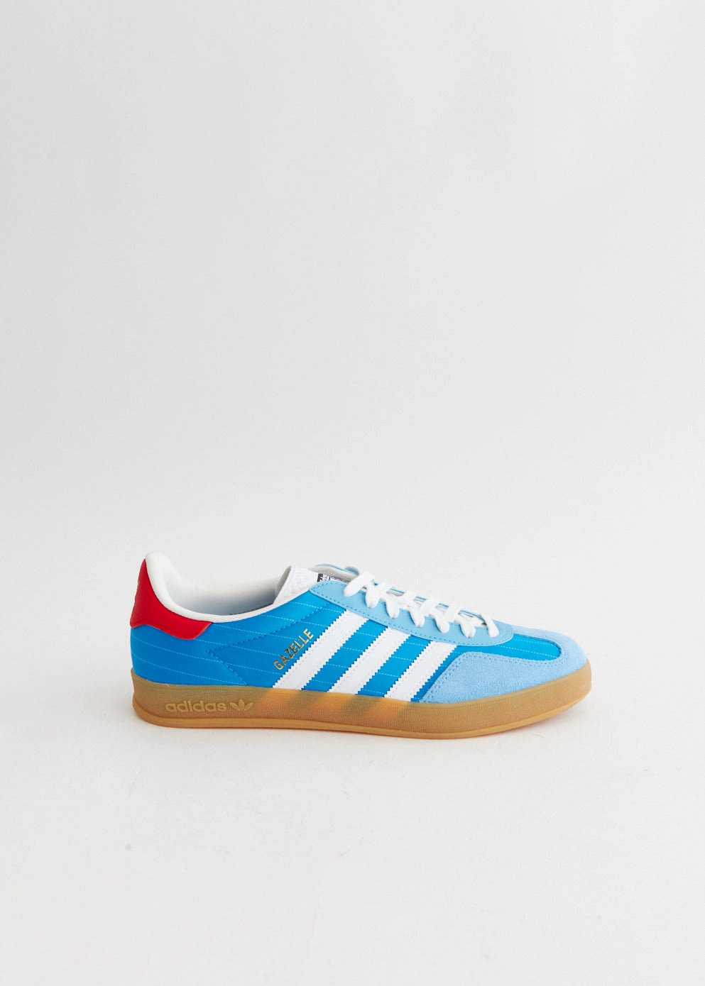 Secure Pocket Gazelle Indoor 'Bright Blue' Sneakers One-time special Anti-Slip Grip, Mesh