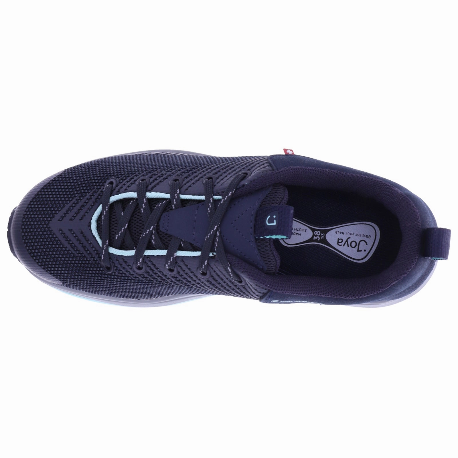 Be The First To Own Joya Maui II Nubuck Leather Women's Low Top Dark Blue Trainers Exclusive Drop