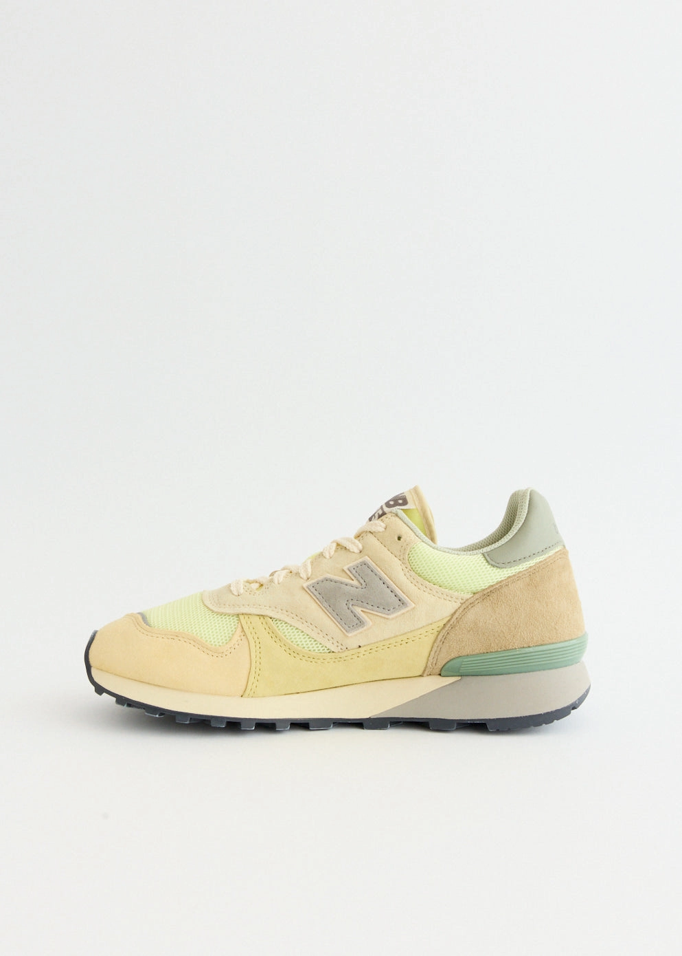 Cotton, Exterior Pocket x AURALEE 475 'Aloe Wash' Sneakers