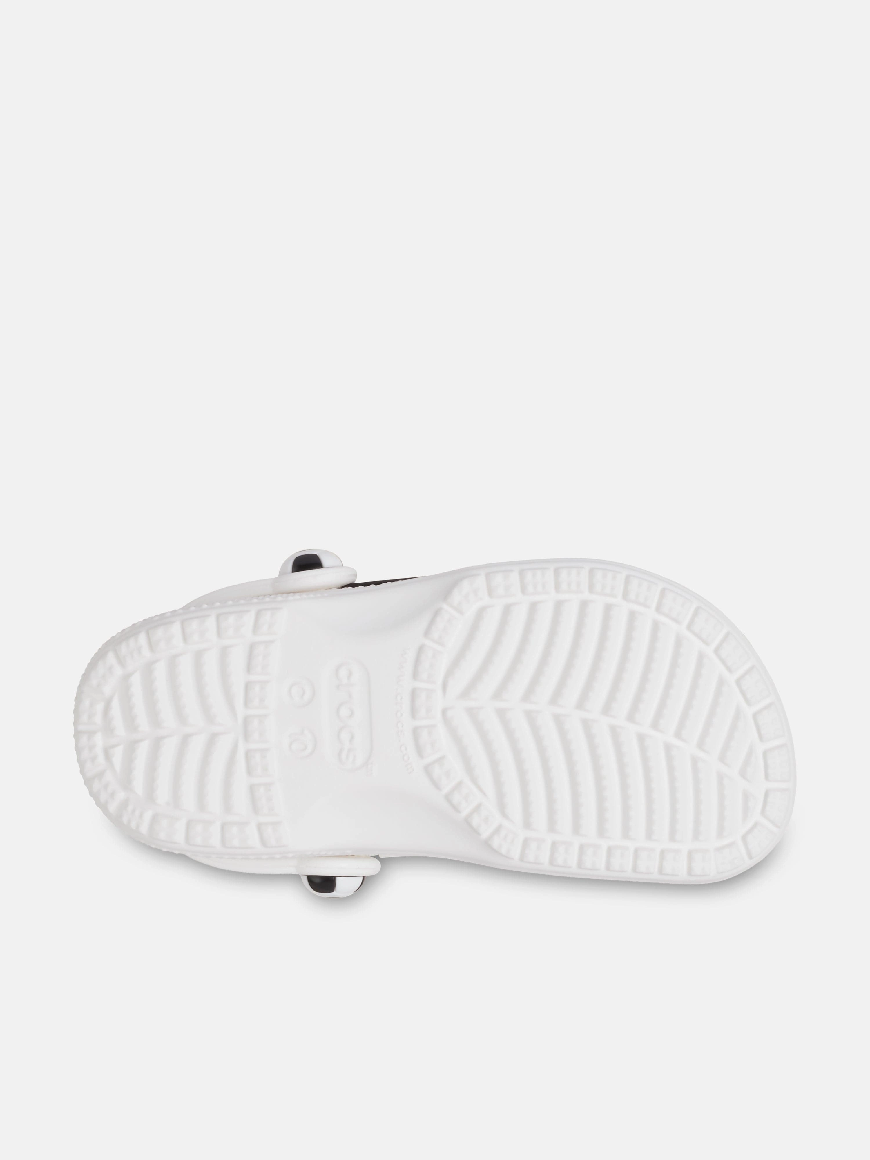 Ultra-Soft Texture Kids Classic Soccer Ball Clog in White Exclusive Drop