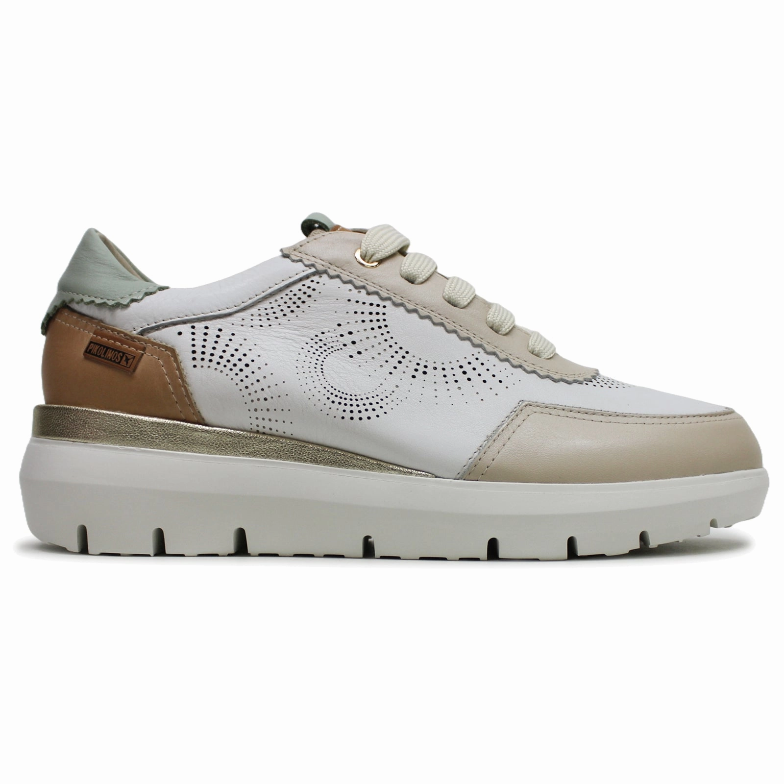 Claim Your Style Shop Quickly Pikolinos Rueda W2A-6553 Leather Women's Comfort White Trainers Discounted price