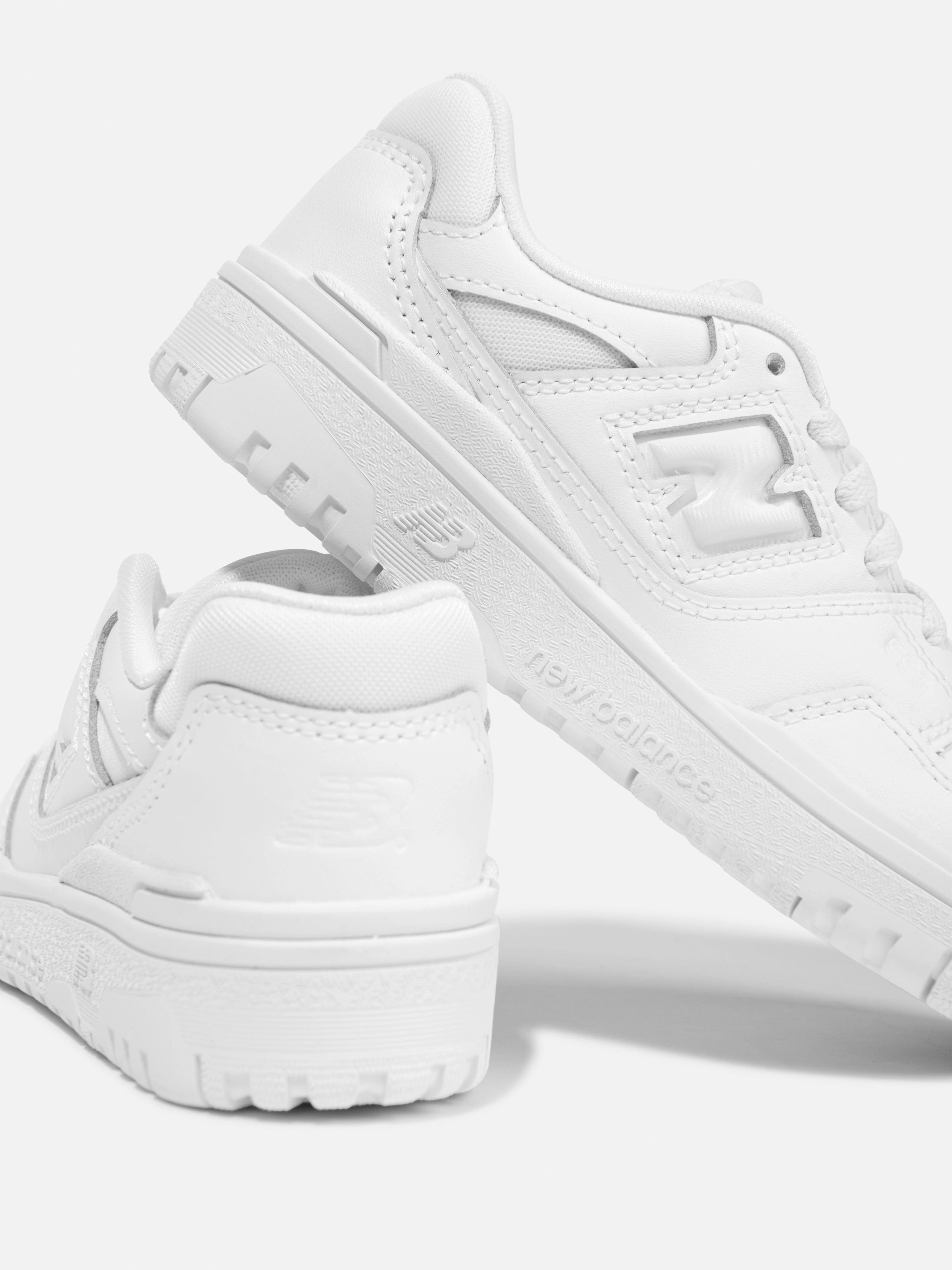 Synthetic New Balance Kids 550 Trainers in White Flawless Finish