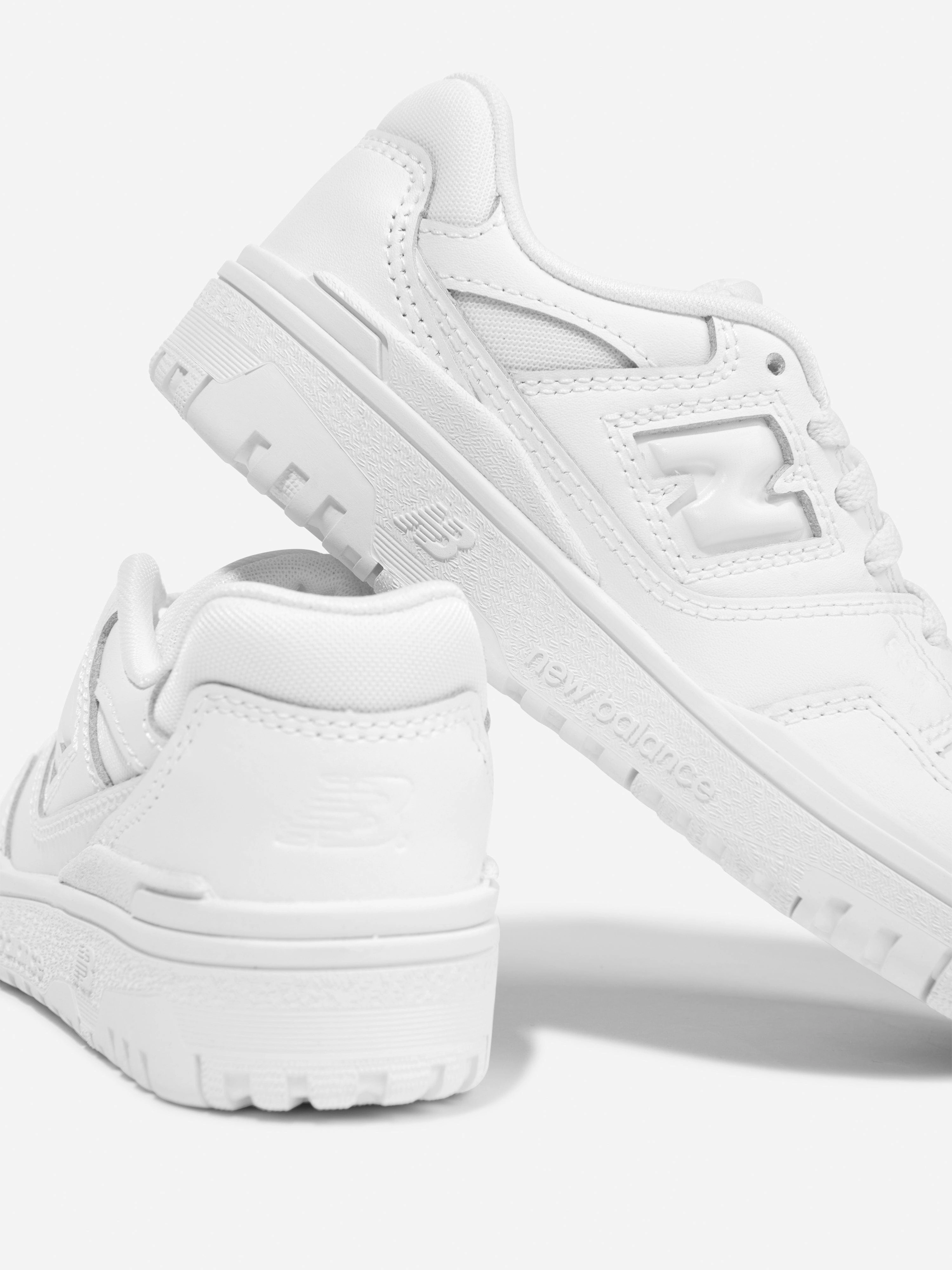Anti-Slip Grip New Balance Kids 550 Trainers in White