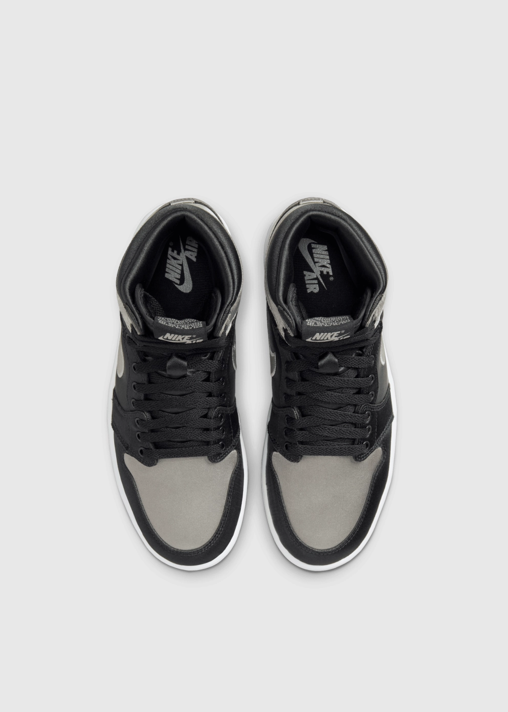 Front Flap Women's Air Jordan 1 Retro High OG 'Satin Shadow' Sneakers Quick-Dry Fabric