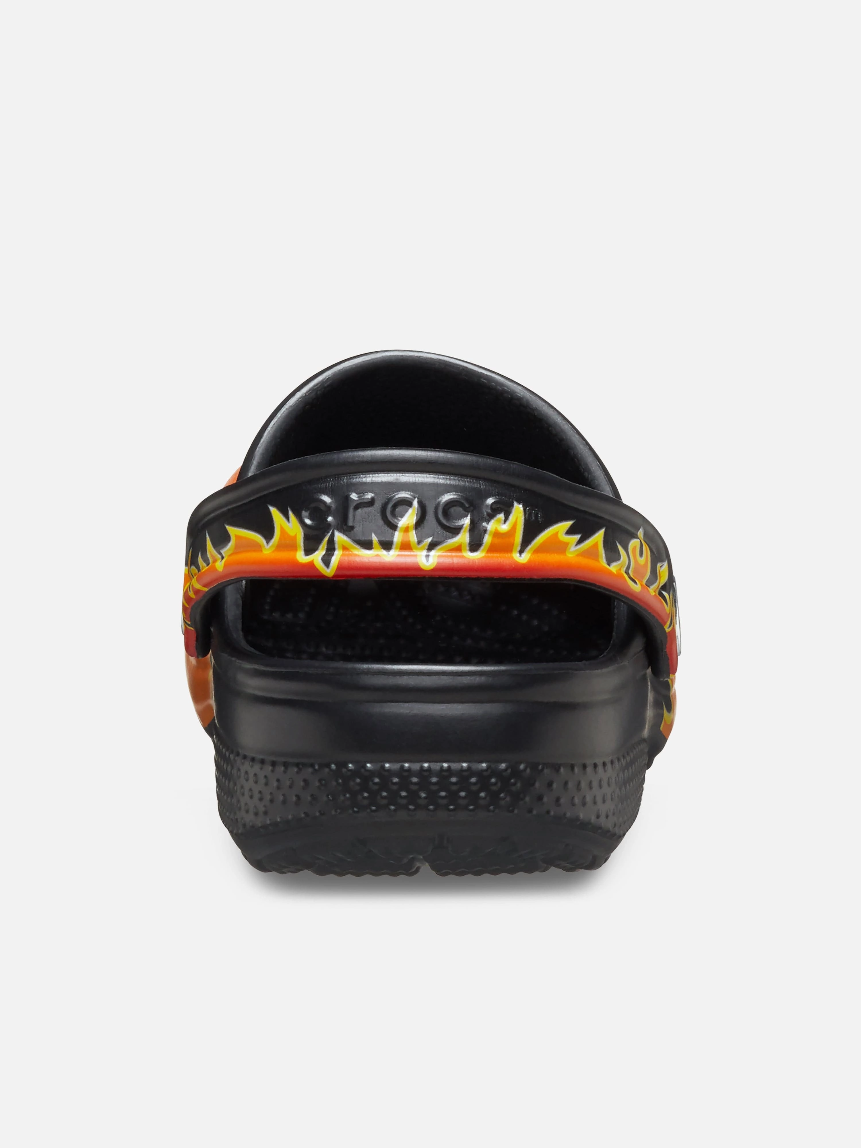 Boys Classic Flames Clog in Black Hardware Detail, Built For The Long Haul, Perfect At Home