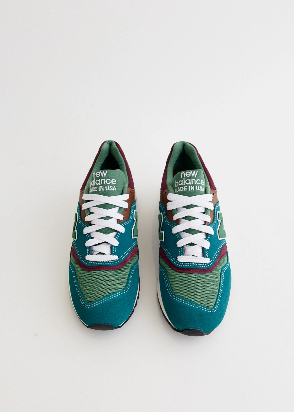 MADE in USA 997 'Vintage Teal' Sneakers Popular Choice, Outdoor Essential