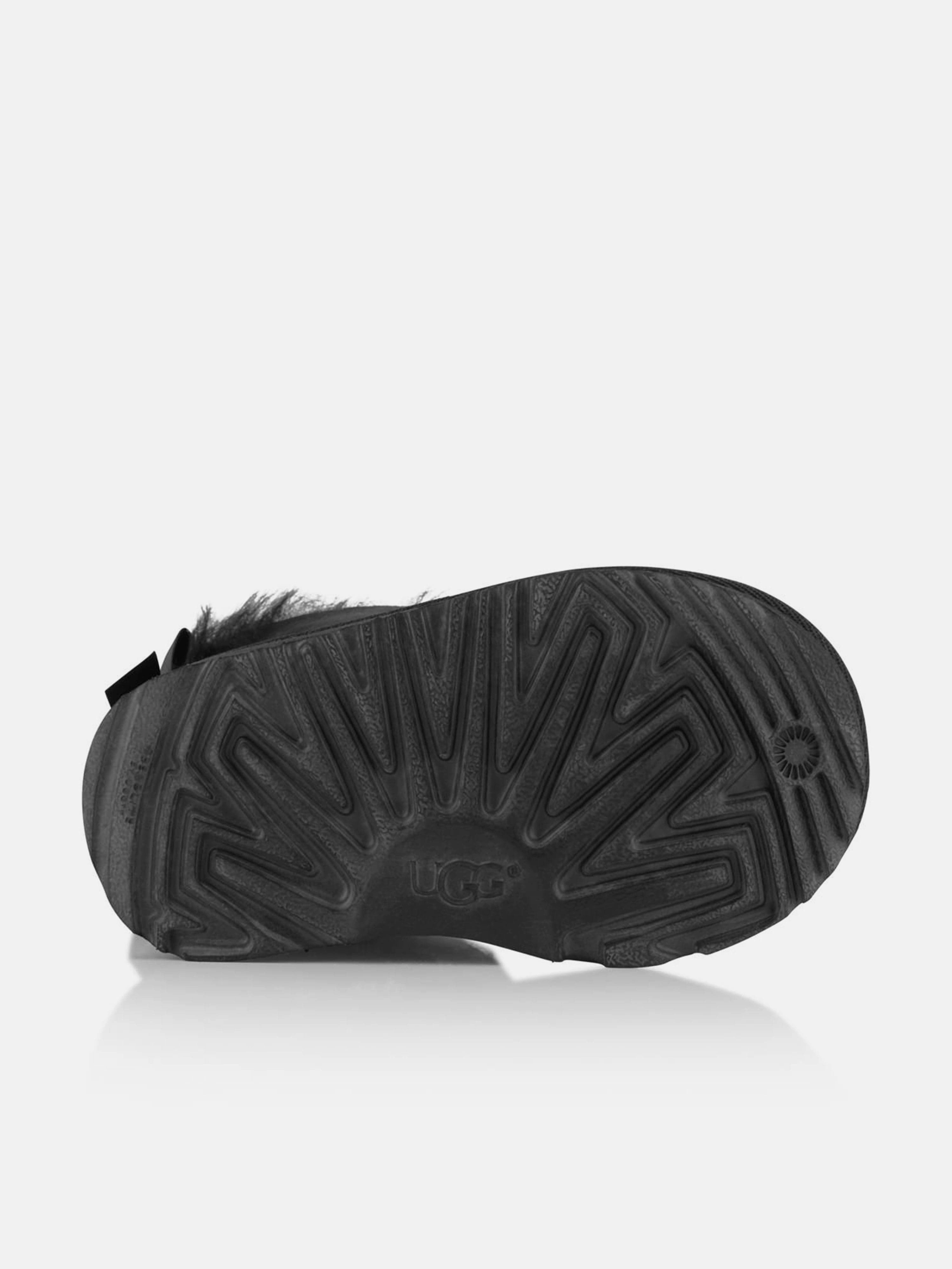 The Smart Buy, Drawstring Closure UGG Girls Mini Bailey Bow II Boots in Black