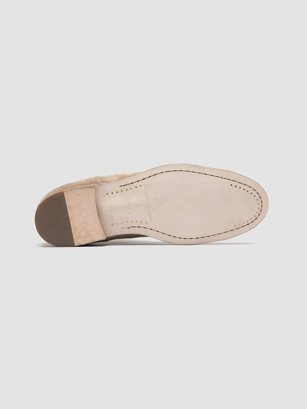 SOLITUDE 004 - Beige Suede Chelsea Boots
