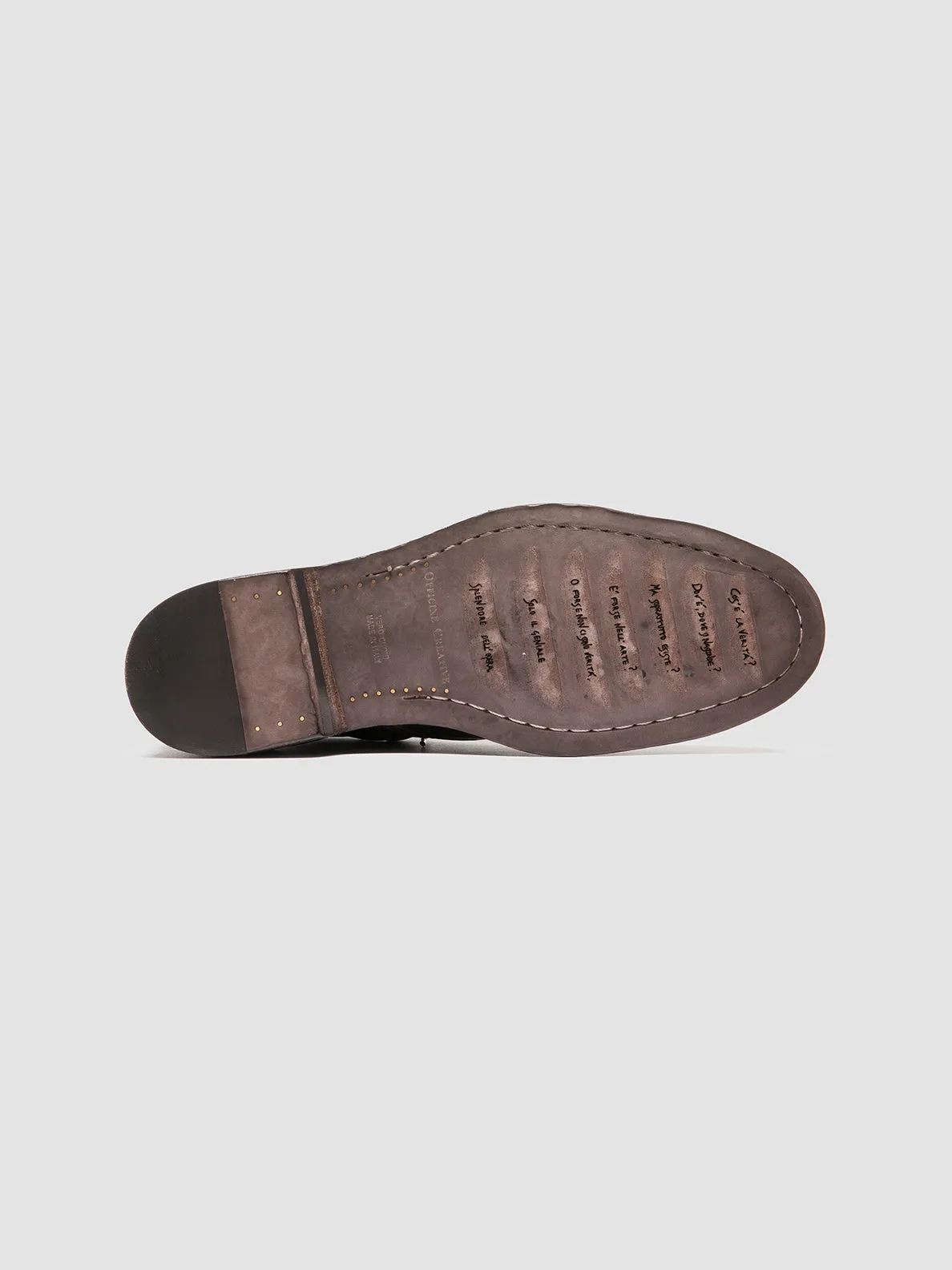 SOUND 003 - Dark Brown Leather Lace-up Boots