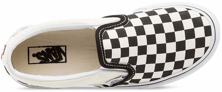 Why Wait? Own It Vans Kids Classic Slip-On Checkboard Black/White Great For Gifting