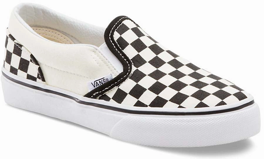 Vans Kids Classic Slip-On Checkboard Black/White Pick Your Favorite, Exclusive Drop, Smart Looks